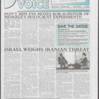 Jewish Voice, Vol. 44, No. 15 - April 25, 2003