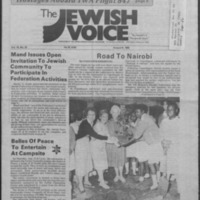 Jewish Voice, Vol. 18, No. 22 - August 9, 1985