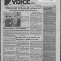 Jewish Voice, Vol. 24, No. 15 - April 26, 1991