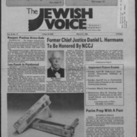 Jewish Voice, Vol. 19, No. 14 - March 21, 1986