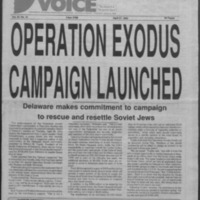Jewish Voice, Vol. 23, No. 15 - April 27, 1990