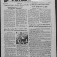 Jewish Voice, Vol. 22, No. 21 - July 21, 1989