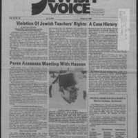 Jewish Voice, Vol. 19, No. 22 - August 8, 1986