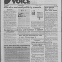 Jewish Voice, Vol. 25, No. 3 - October 11, 1991